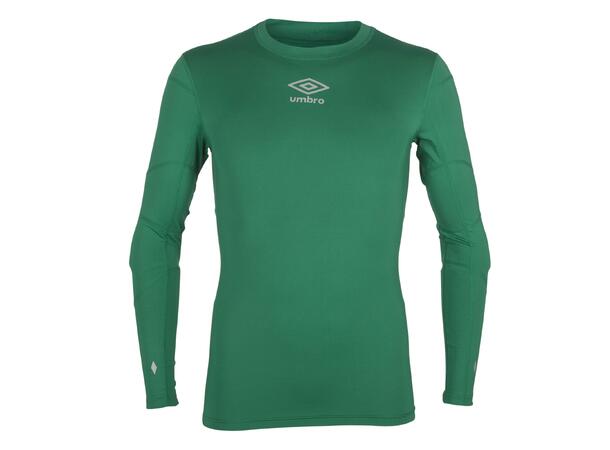 UMBRO Vulcan Underw Top jr Grønn 128 Teknisk kompresjonstrøye i klubbfarger 